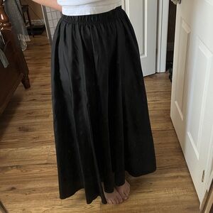 100% silk maxi skirt